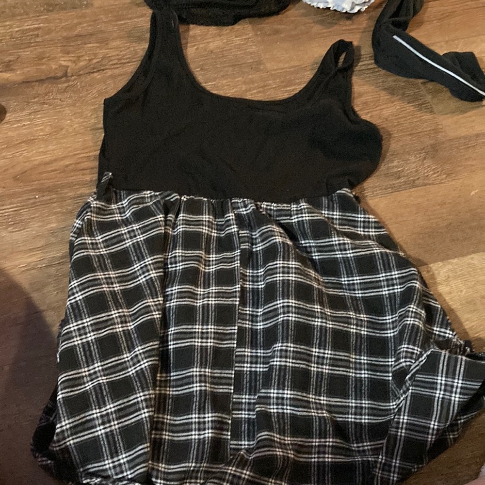 black dress